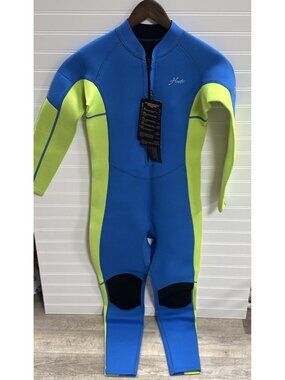 Hevto Kids Wetsuit 13 Boys Girls Blue Green Full Body Snorkel Swim Surf Dive